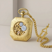 Montre à Gousset "Octogone" - Squelette Mécanique Or