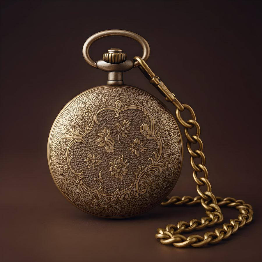 Montre à Gousset "Le Savant" - Finition Bronze Antique
