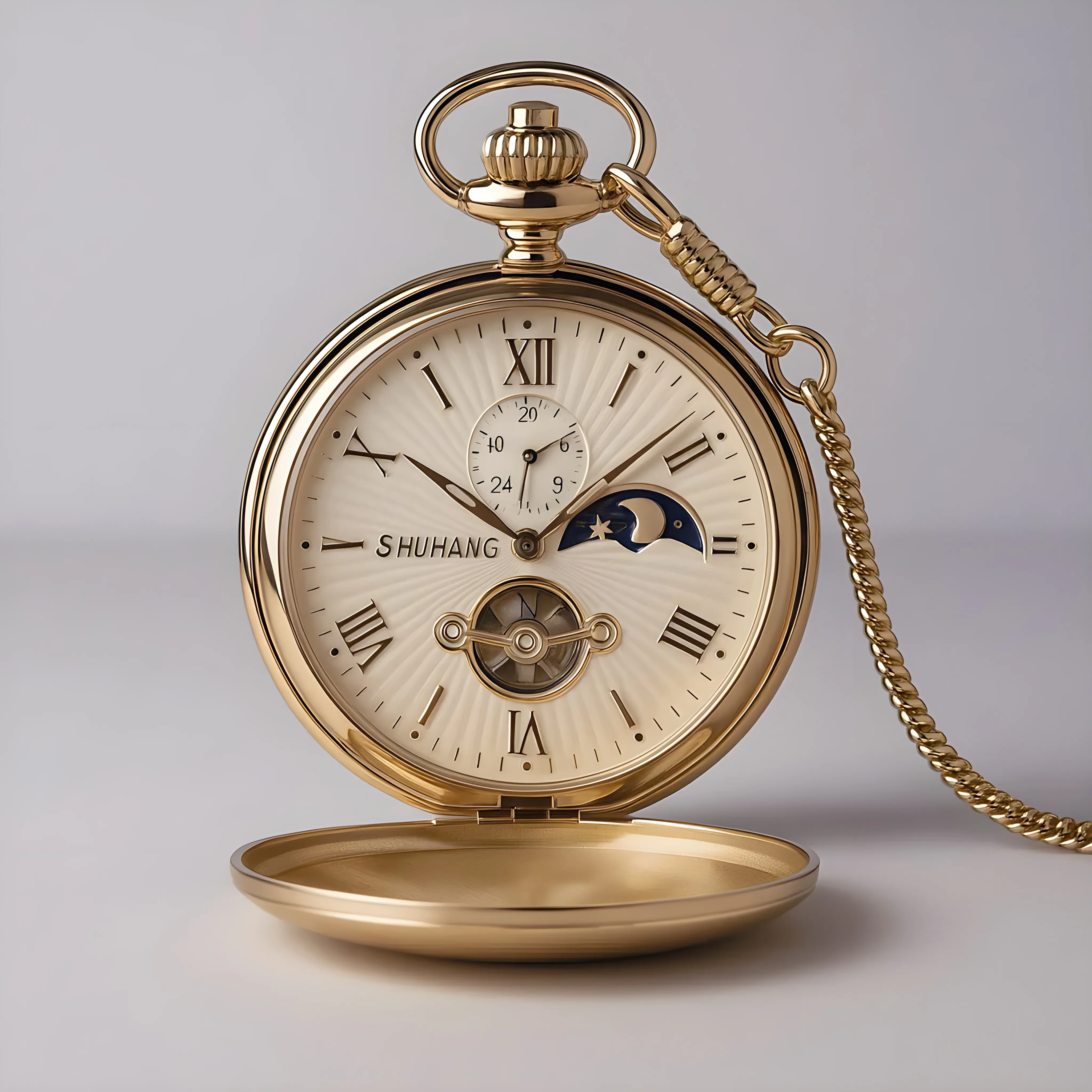Octavia - Montre à Gousset Prestige brossée