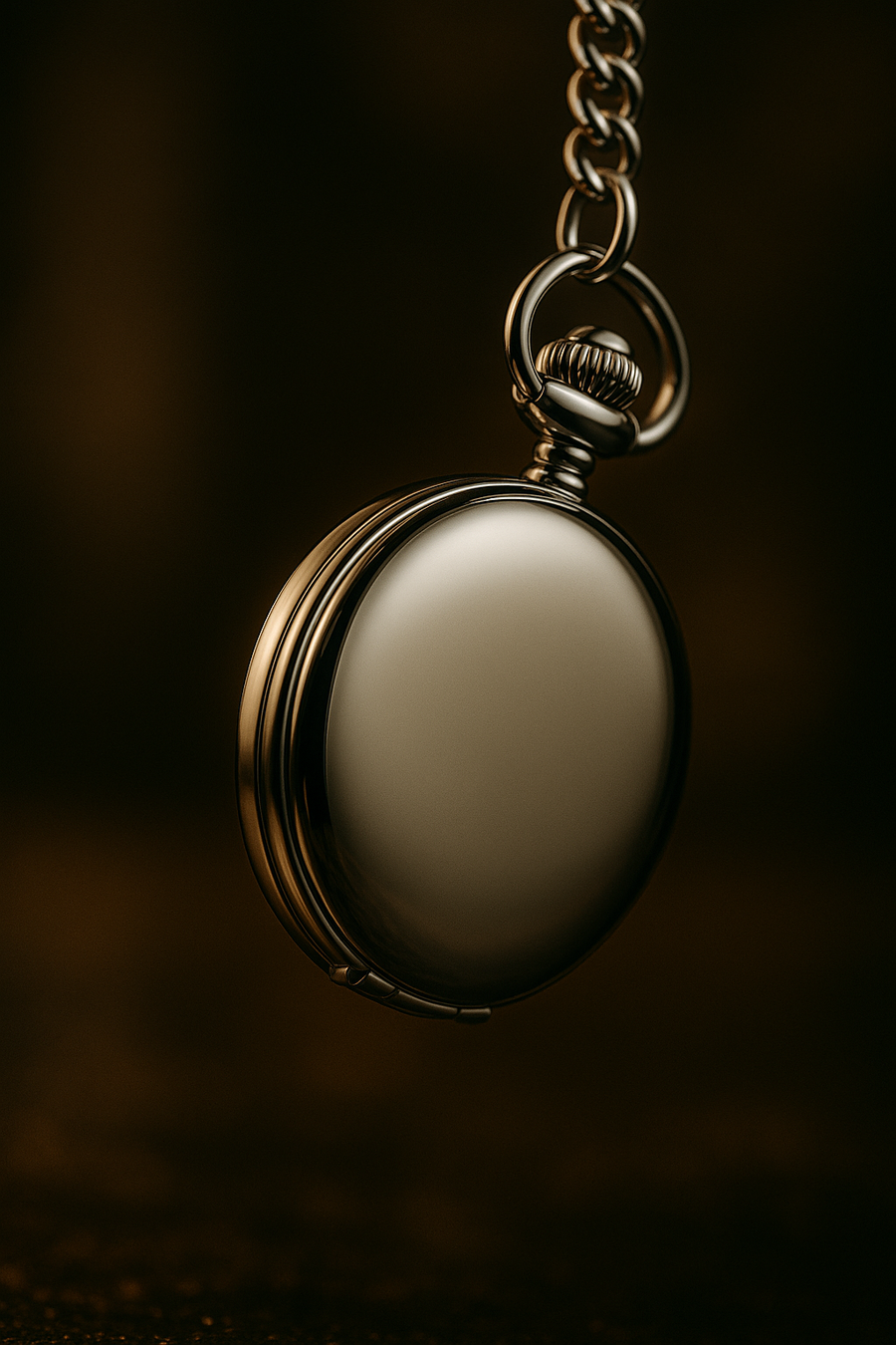 Montre à Gousset "L'Essentiel" - Argent Poli & Mouvement Quartz